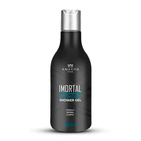 Shampoo Shower Gel Imortal 3x1 (Cabelo, barba e corpo) - 300ml Amakha Paris