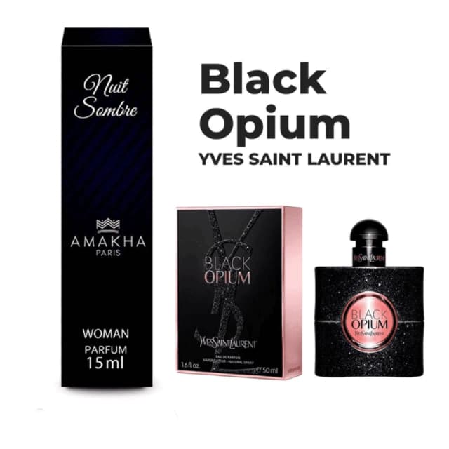 Nuite Sombre Amakha Paris 15 ml - Black Opium