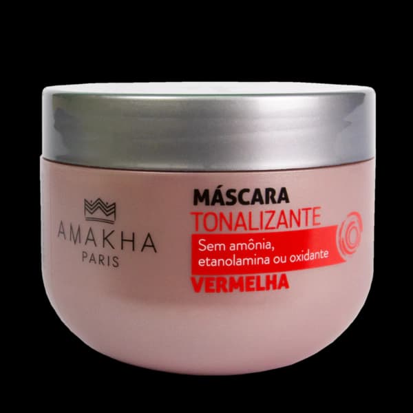Máscara tonalizante vermelha Amakha Paris 300g